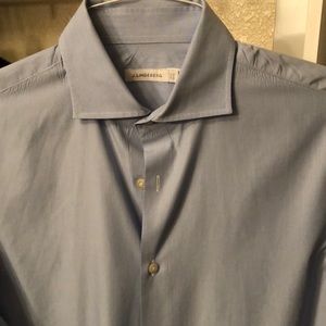 J. Lindeberg 15 3/4 Blue Dress Shirt